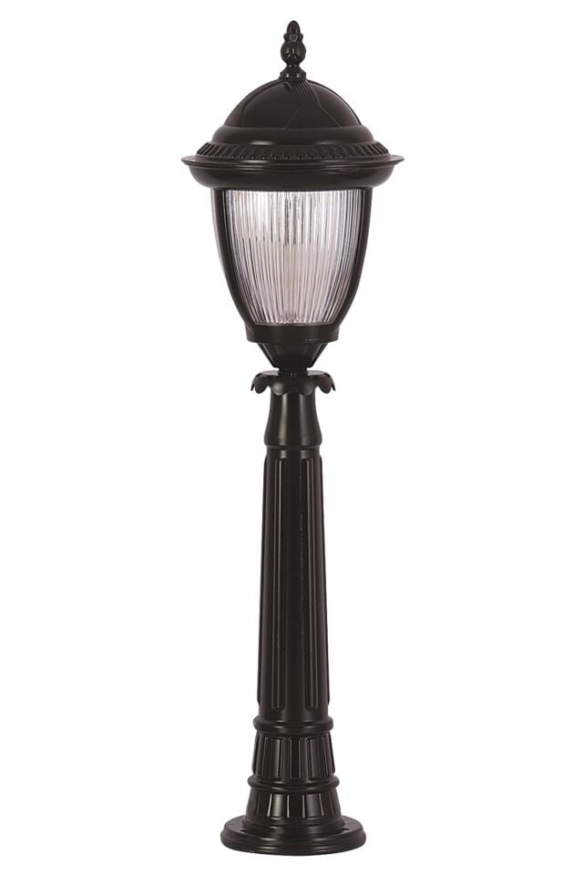 Bahçe Set Üstü Aydınlatma E27 12W 25cm Alüminyum Siyah Dorbien-BSU-68053-BSY-B