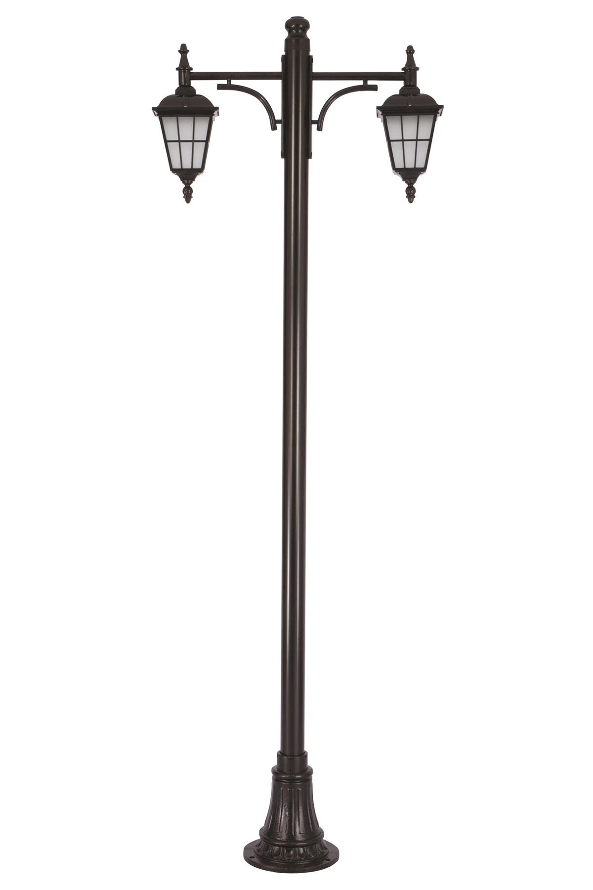 Bahçe Direkleri E27 24W 90x30cm Alüminyum Siyah Dorbien-BDR-68046-2BSY-M1-OP