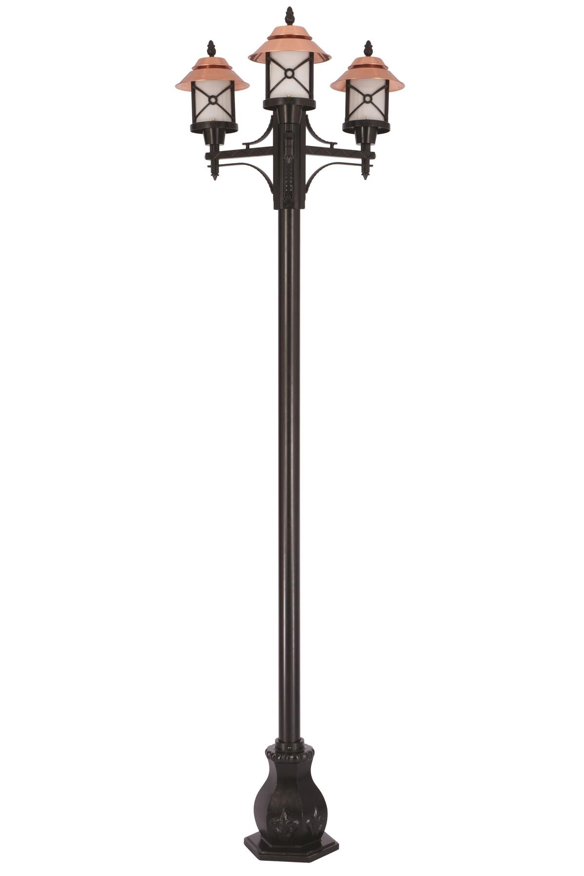 Bahçe Direkleri E27 36W 90cm Alüminyum Sarı/Siyah Dorbien-BDR-68049-3BKR-OP
