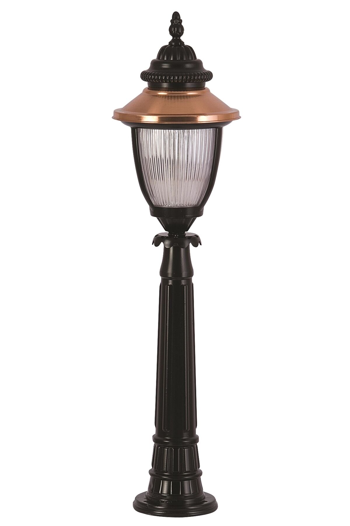 Bahçe Set Üstü Aydınlatma E27 12W 25cm Alüminyum Kahverengi/Siyah Dorbien-BSU-68055-BSY-B