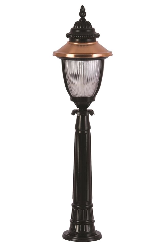 Bahçe Set Üstü Aydınlatma E27 12W 25cm Alüminyum Kahverengi/Siyah Dorbien-BSU-68055-BSY-B