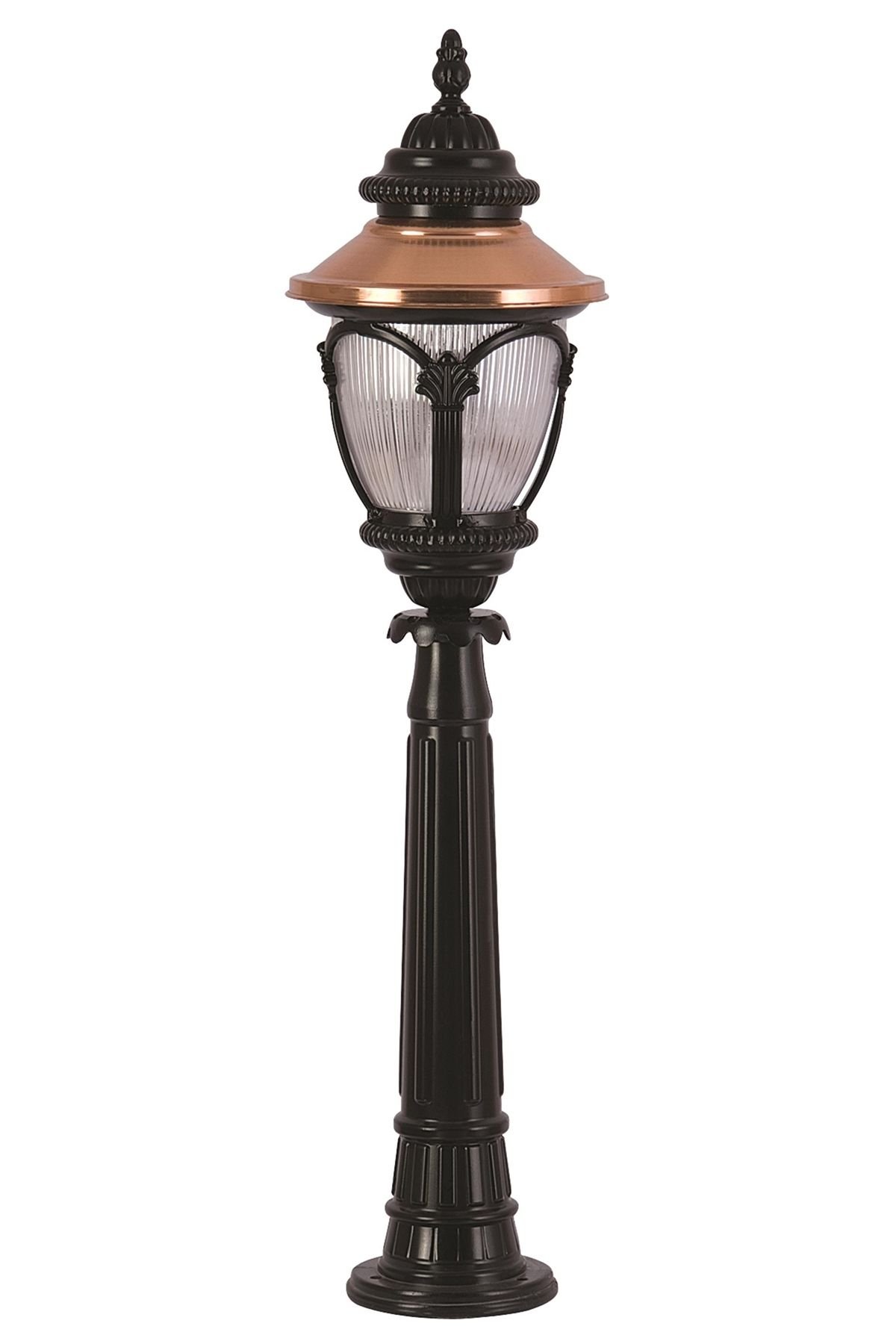 Bahçe Set Üstü Aydınlatma E27 12W 25cm Alüminyum Kahverengi/Siyah Dorbien-BSU-68057-BSY-B