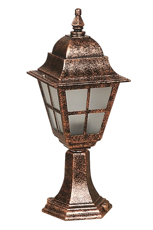 Bahçe Set Üstü Aydınlatma E27 12W 18cm Alüminyum Kahverengi Dorbien-BSU-68062-BKR-M1-OP