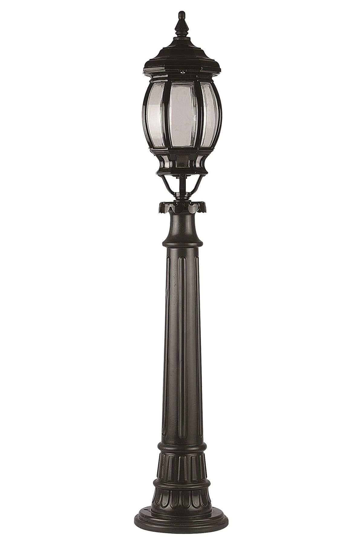 Bahçe Set Üstü Aydınlatma E27 12W 20cm Alüminyum Siyah Dorbien-BSU-68063-BSY-M1-B