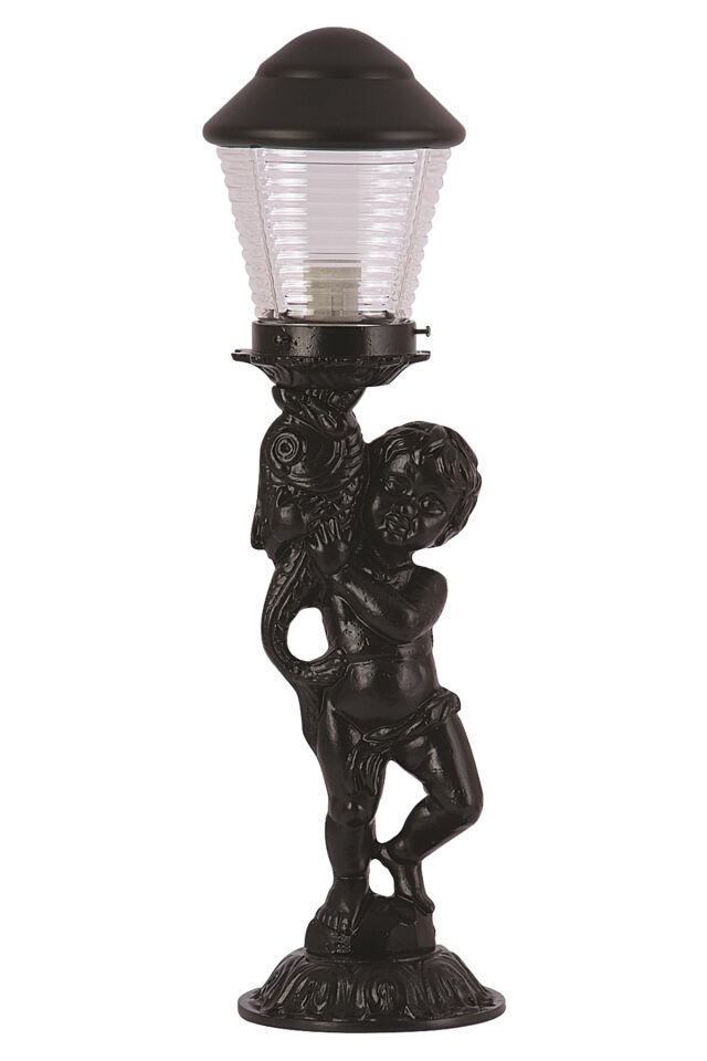 Bahçe Set Üstü Aydınlatma E27 12W 20cm Alüminyum Siyah Dorbien-BSU-68073-BSY