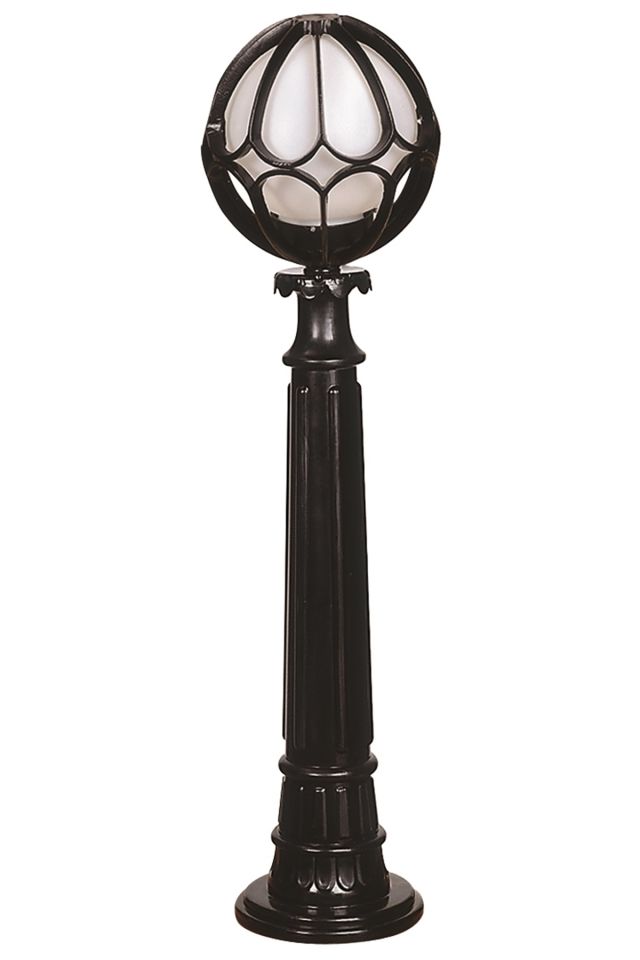 Bahçe Set Üstü Aydınlatma E27 12W 25cm Alüminyum Siyah Dorbien-BSU-68078-BSY-M2-OP