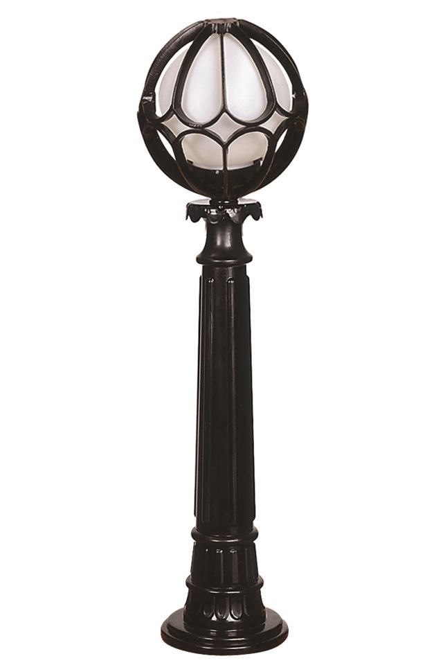 Bahçe Set Üstü Aydınlatma E27 12W 30cm Alüminyum Siyah Dorbien-BSU-68079-BSY-M1-BOP
