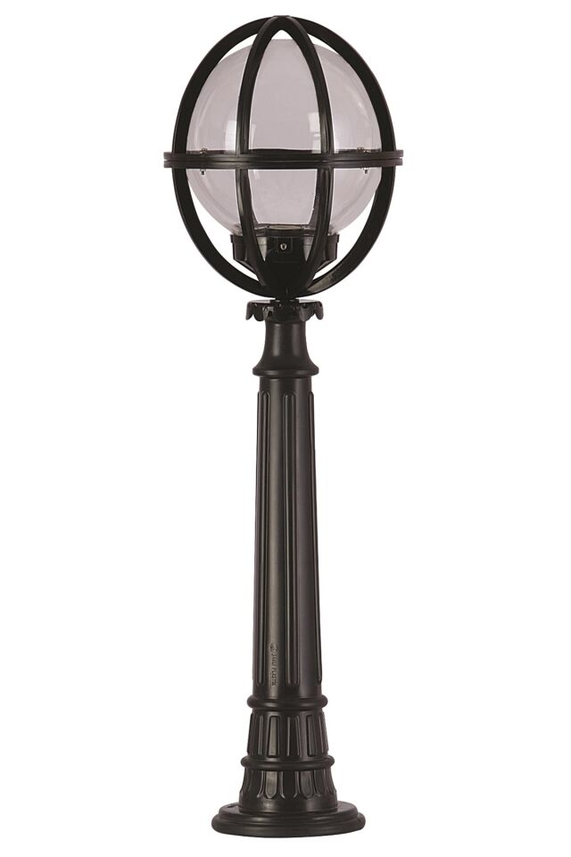 Bahçe Set Üstü Aydınlatma E27 12W 30cm Alüminyum Siyah Dorbien-BSU-68080-BSY-M2-BOP