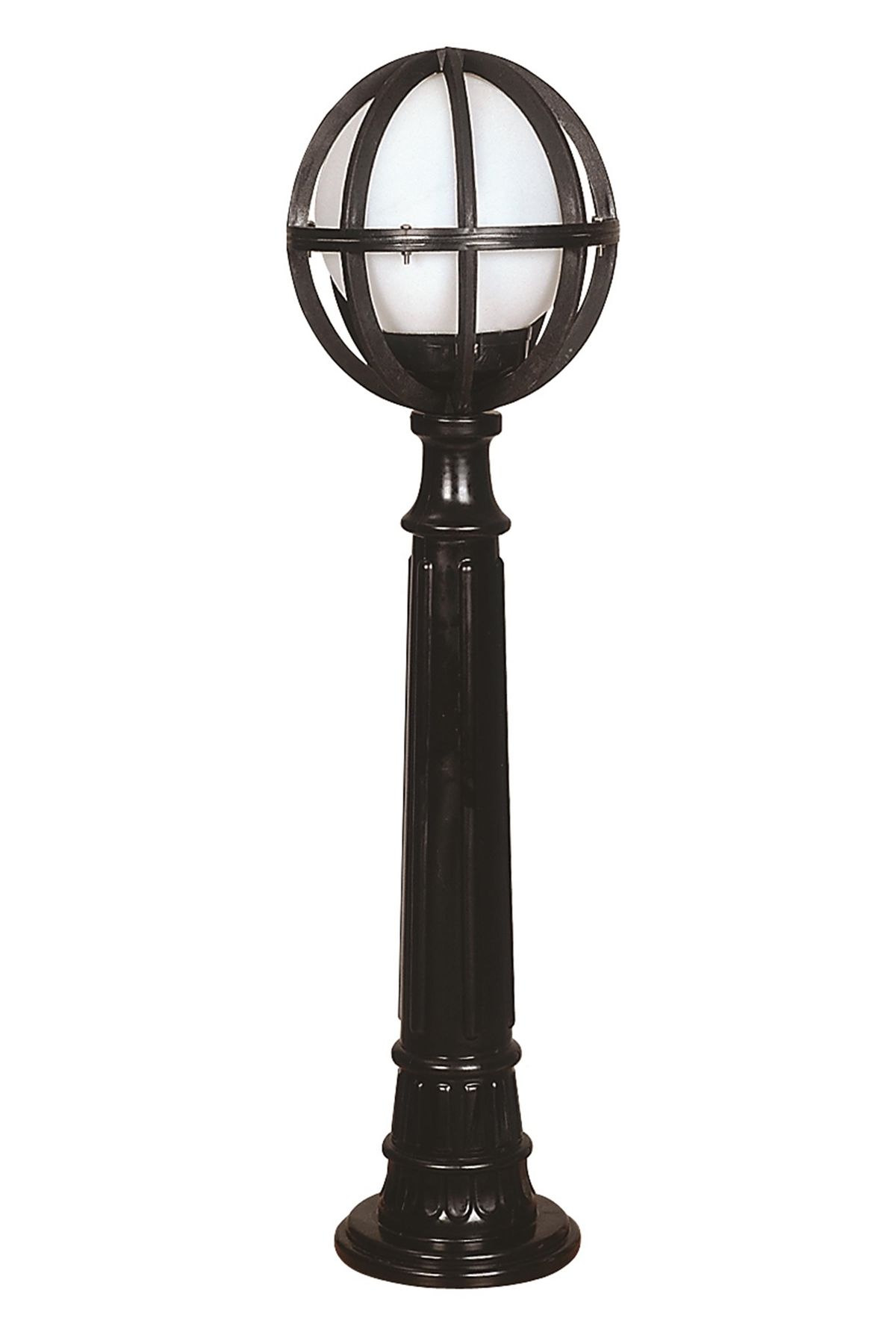 Bahçe Set Üstü Aydınlatma E27 12W 23cm ABS Siyah Dorbien-BSU-68080-BSY-M4-BOP