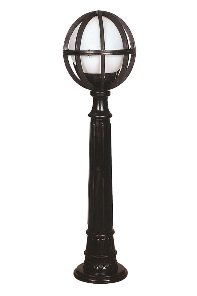 Bahçe Set Üstü Aydınlatma E27 12W 23cm ABS Siyah Dorbien-BSU-68080-BSY-M4-BOP