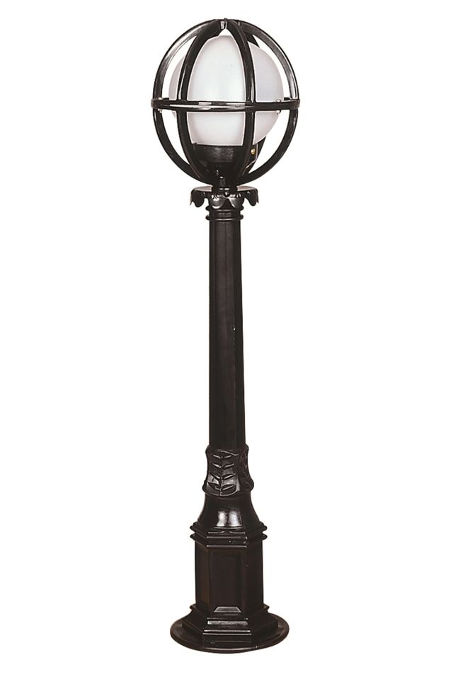 Bahçe Set Üstü Aydınlatma E27 12W 20cm ABS Siyah Dorbien-BSU-68080-BSY-M9-BOP