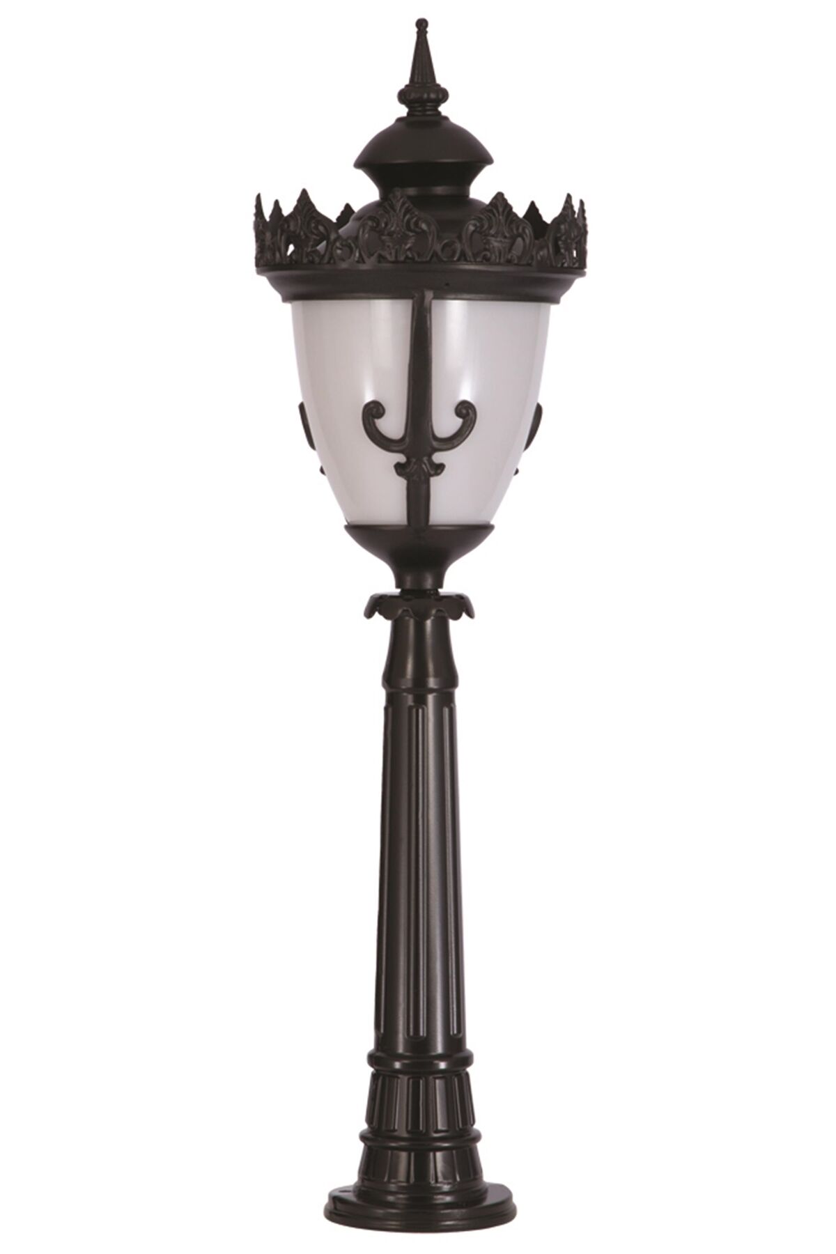 Bahçe Set Üstü Aydınlatma E27 12W 32cm Alüminyum Siyah Dorbien-BSU-68089-BSY-BOP