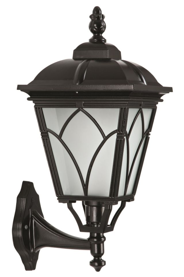 Bahçe Aplik E27 12W 26x23cm Alüminyum Siyah Dorbien-BAP-68043-BSY-M2-OP