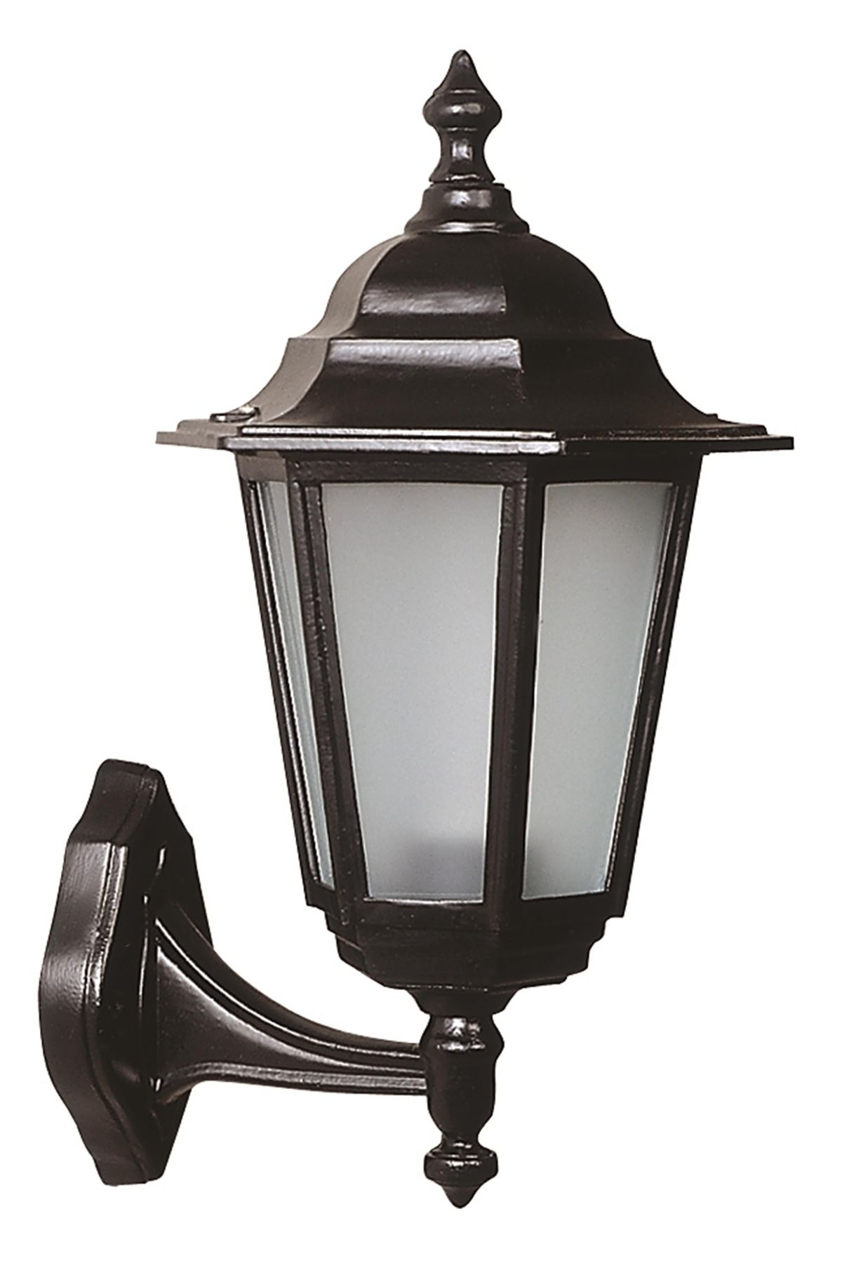 Bahçe Aplik E27 12W 31x27cm Alüminyum Siyah Dorbien-BAP-68054-BSY-OP