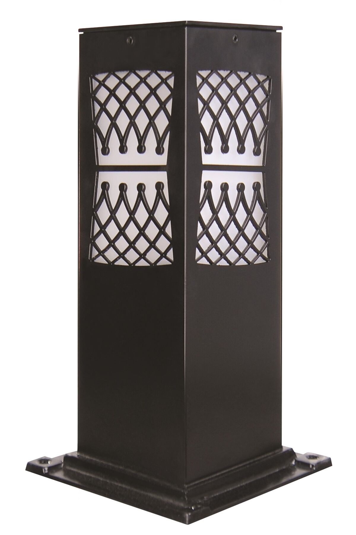 Bahçe Set Üstü Aydınlatma E27 12W 12cm Alüminyum Siyah Dorbien-BSU-68144-BSY-M3-K