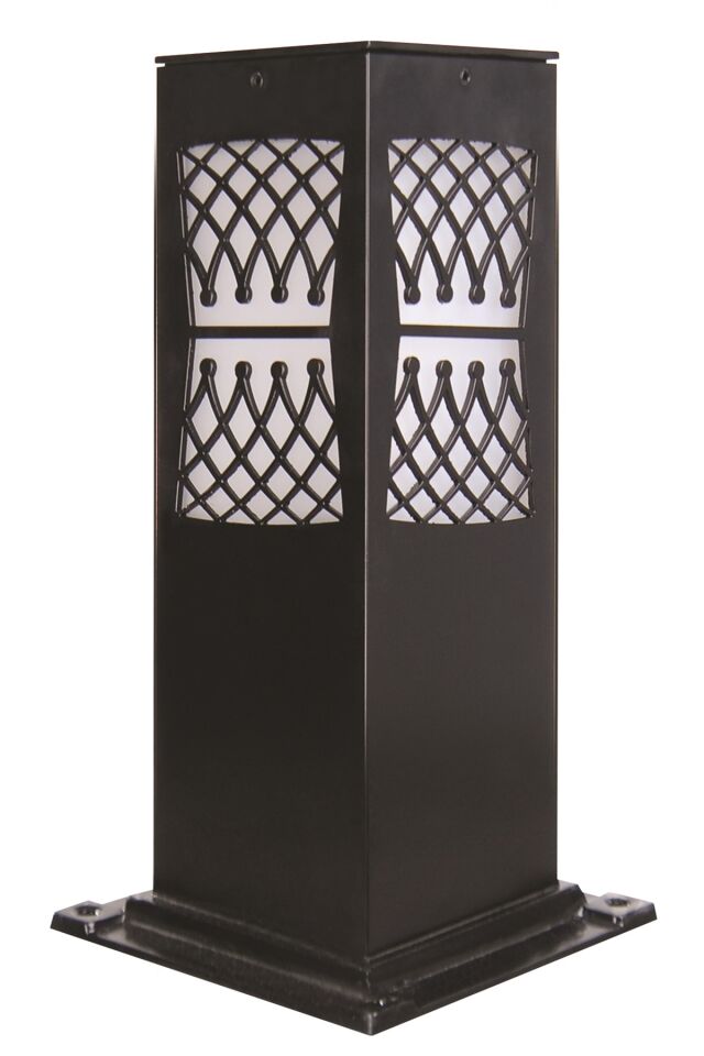 Bahçe Set Üstü Aydınlatma E27 12W 12cm Alüminyum Siyah Dorbien-BSU-68144-BSY-M3-K