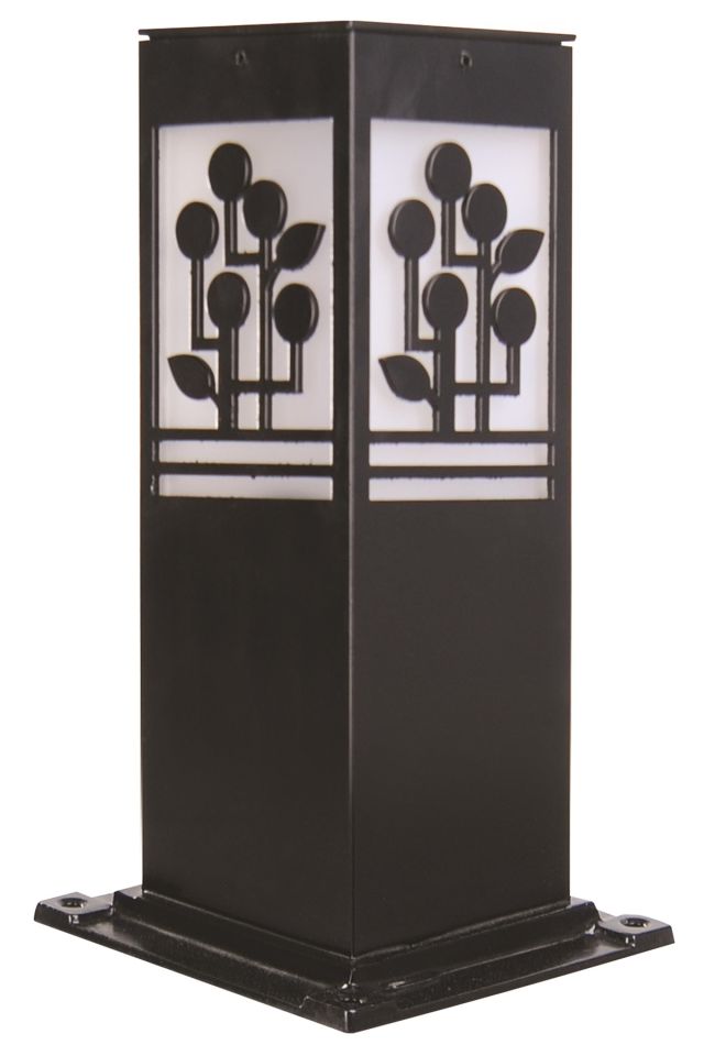 Bahçe Set Üstü Aydınlatma E27 12W 12cm Alüminyum Siyah Dorbien-BSU-68144-BSY-M4-K