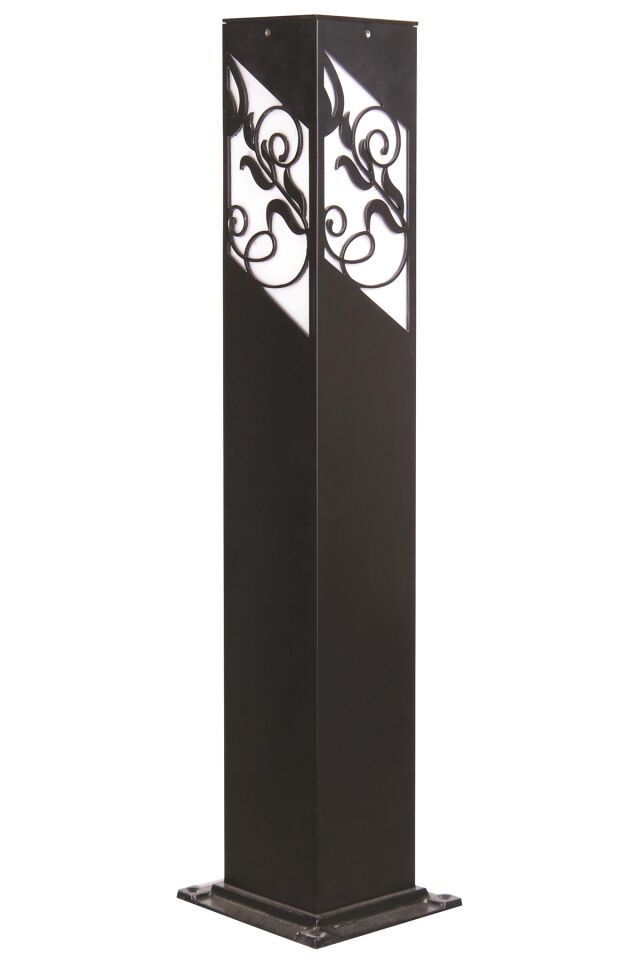 Bahçe Set Üstü Aydınlatma E27 12W 12cm Alüminyum Siyah Dorbien-BSU-68144-BSY-M5-B