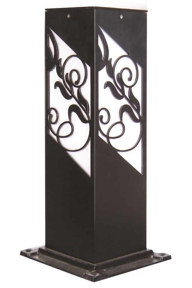 Bahçe Set Üstü Aydınlatma E27 12W 12cm Alüminyum Siyah Dorbien-BSU-68144-BSY-M5-K