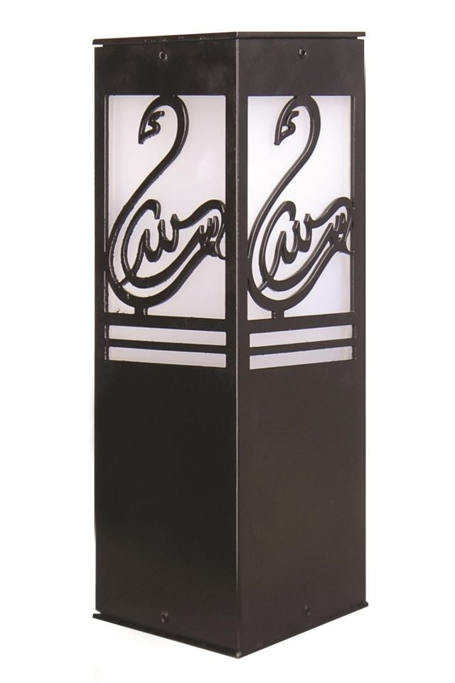 Bahçe Set Üstü Aydınlatma E27 12W 12cm Alüminyum Siyah Dorbien-BSU-68144-BSY-M6-K
