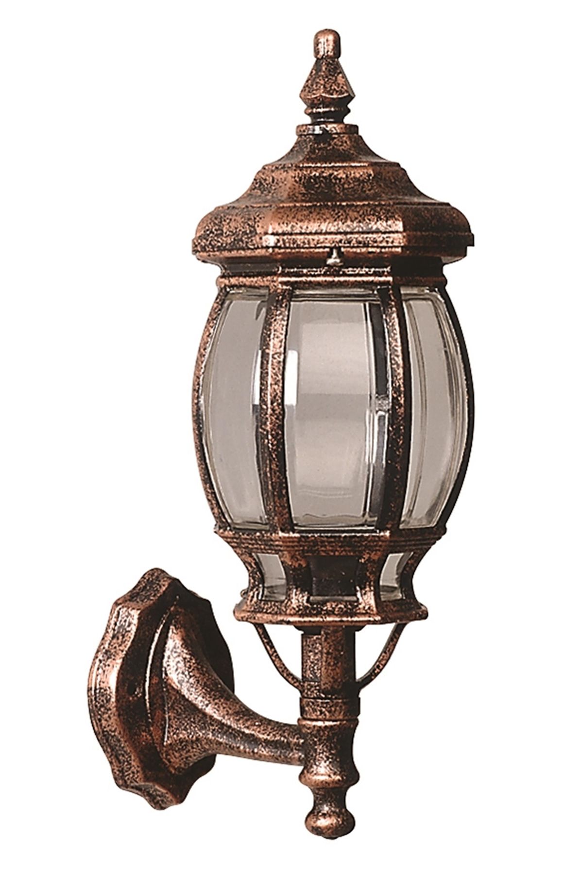 Bahçe Aplik E27 12W 25x20cm Alüminyum Kahverengi Dorbien-BAP-68063-BKR-