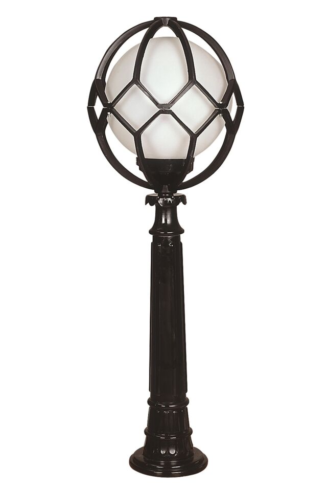 Bahçe Set Üstü Aydınlatma E27 12W 35cm ABS Siyah Dorbien-BSU-68155-BSY-OP