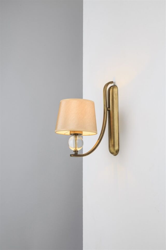 Dorinda Aplik E27 12W 15x25cm Metal Eskitme Avonni-AP-1597-1ES