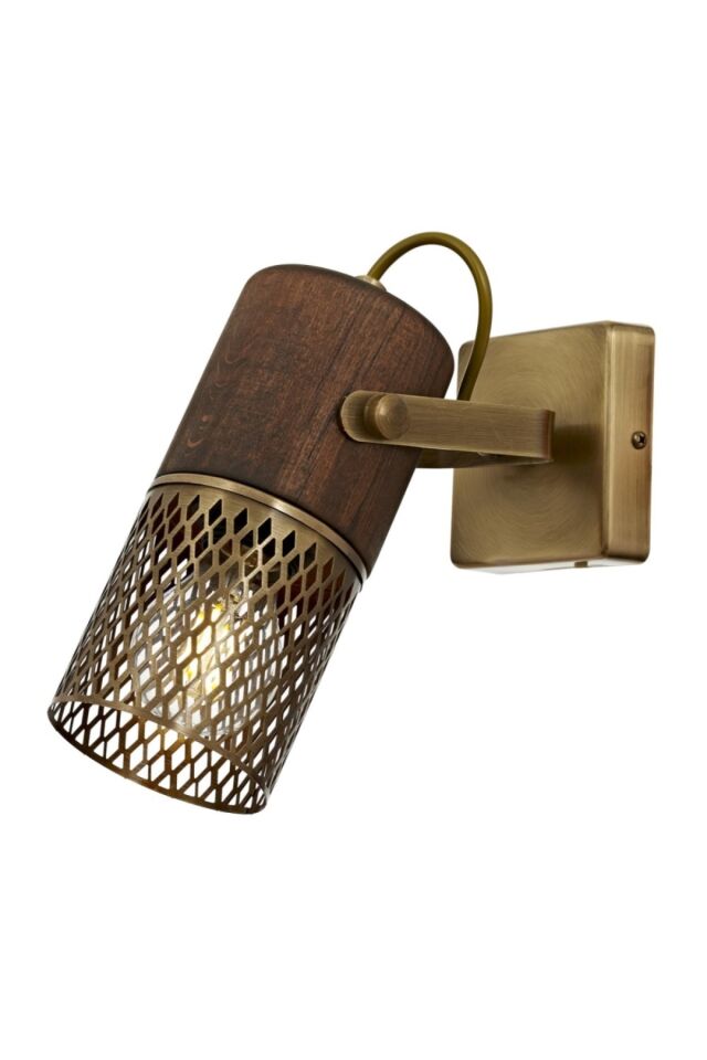 Mikrofon Aplik E27 12W 6x12cm Metal Eskitme Avonni-AP-1830-1E