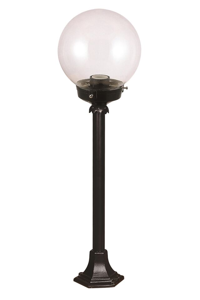 Bahçe Set Üstü Aydınlatma E27 12W 20cm ABS Siyah Dorbien-BSU-68160-BSY-M1-B