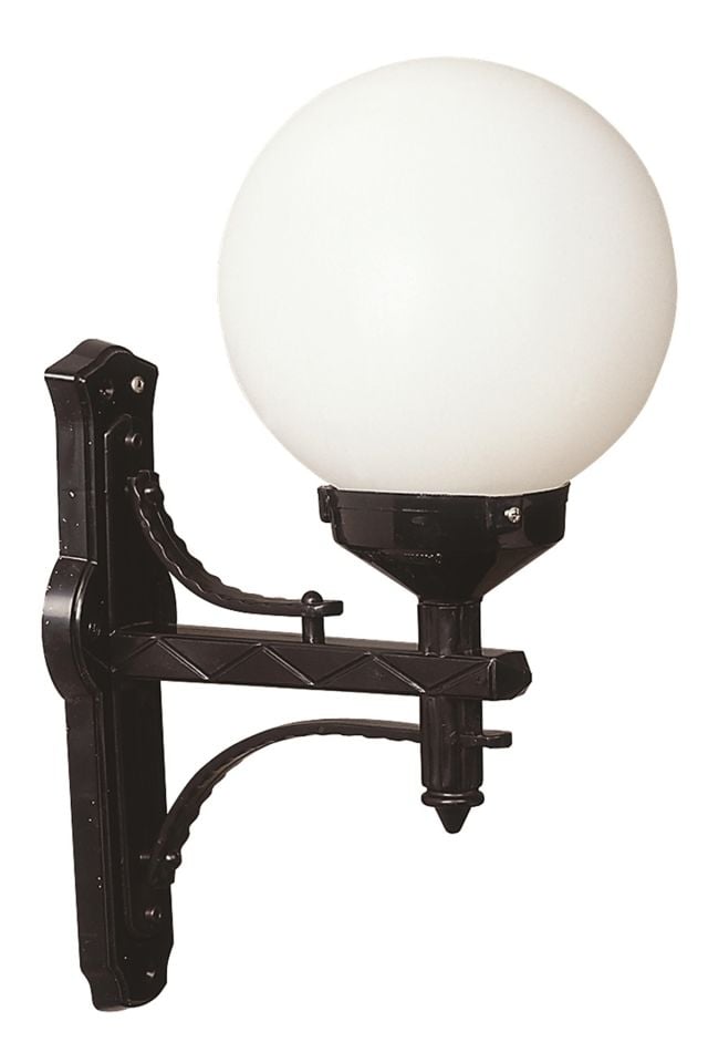 Bahçe Aplik E27 12W 35x25cm ABS Siyah Dorbien-BAP-68160-BSY-OP