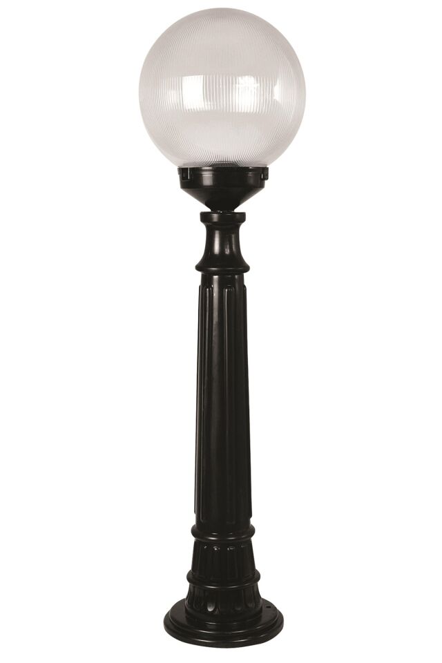 Bahçe Set Üstü Aydınlatma E27 12W 25cm ABS Siyah Dorbien-BSU-68160-BSY-M2-B
