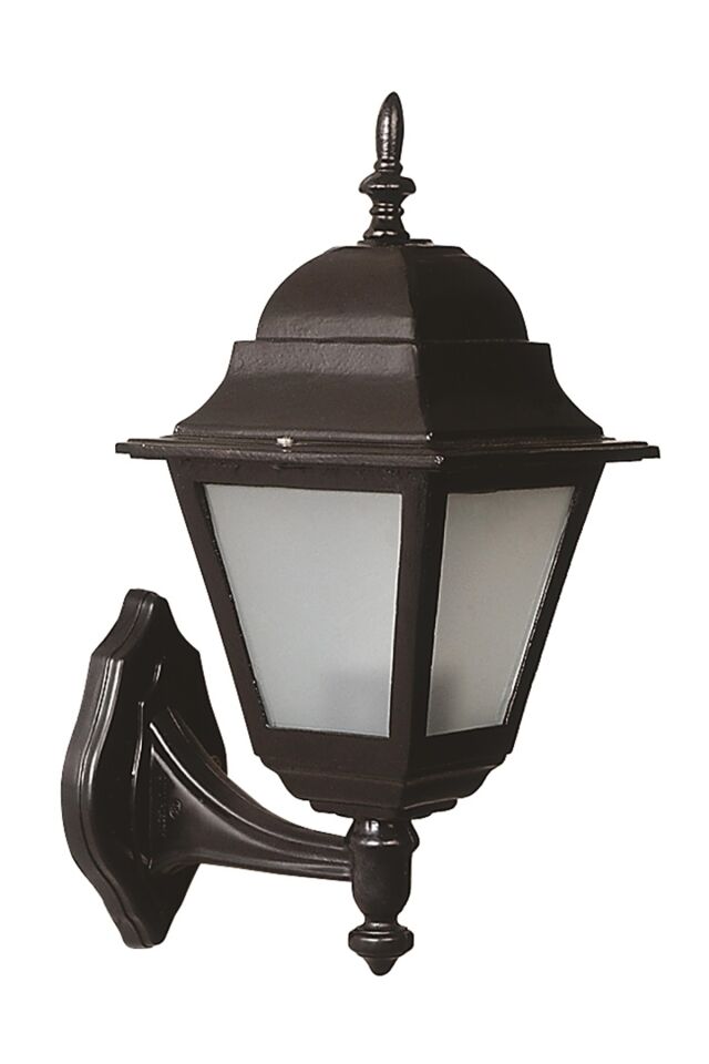 Bahçe Aplik E27 12W 25x18cm ABS Siyah Dorbien-BAP-68179-BSY-M1