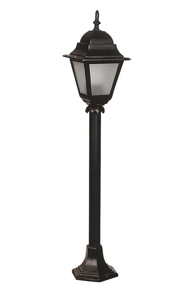 Bahçe Set Üstü Aydınlatma E27 12W 18cm ABS Siyah Dorbien-BSU-68179-BSY