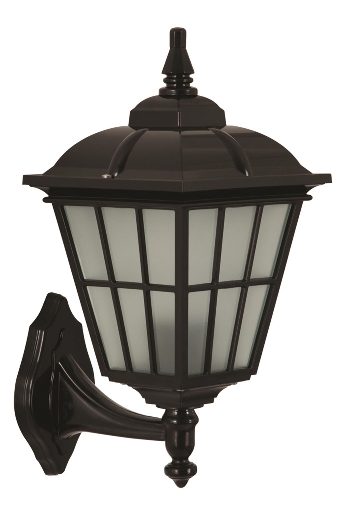 Bahçe Aplik E27 12W 25x20cm ABS Siyah Dorbien-BAP-68183-BSY-M2