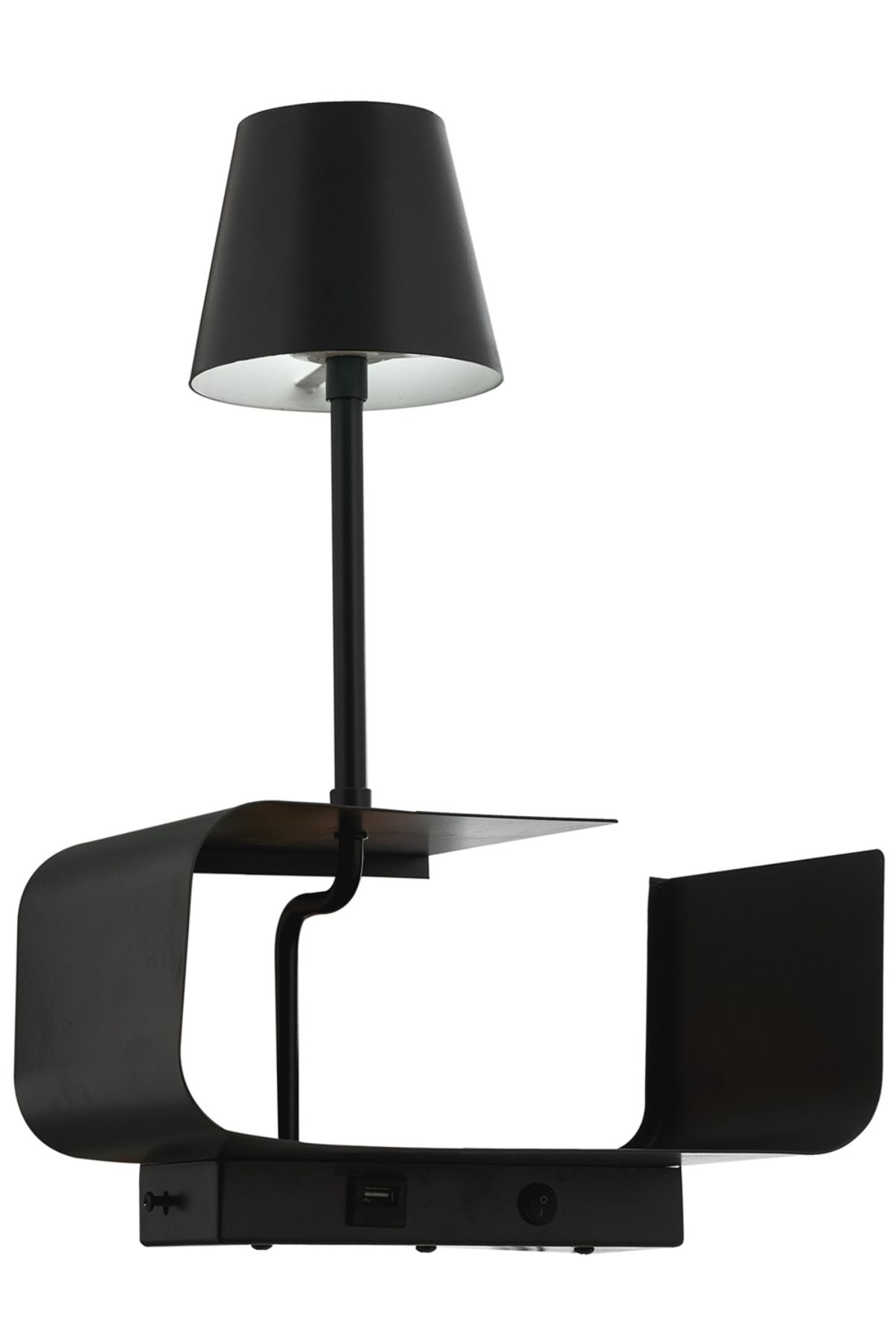 Table Aplik E14 6W 30x15cm Metal Siyah Avonni-AP-62174-01