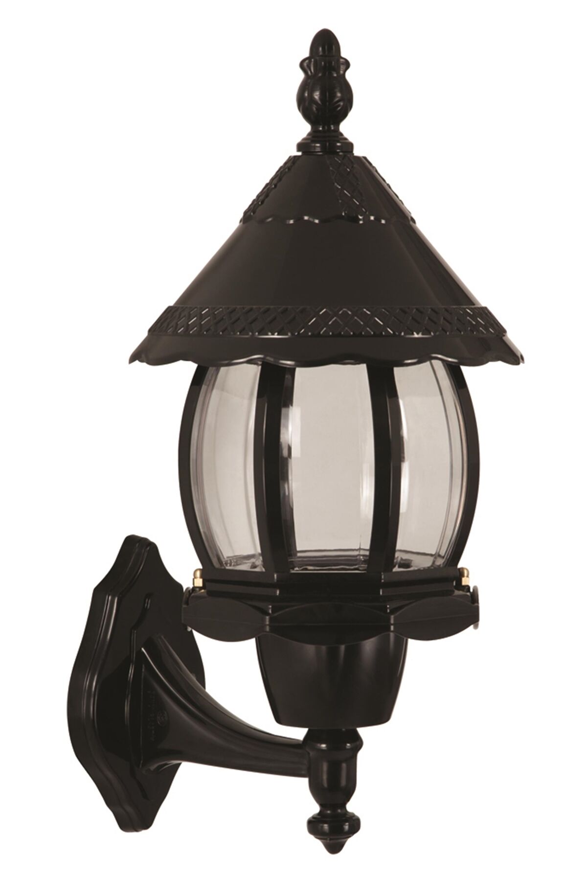 Bahçe Aplik E27 12W 30x20cm ABS Siyah Dorbien-BAP-68184-BSY