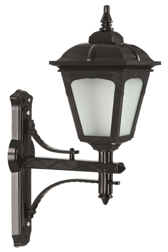 Bahçe Aplik E27 12W 40x20cm ABS Siyah Dorbien-BAP-68185-BSY-M1
