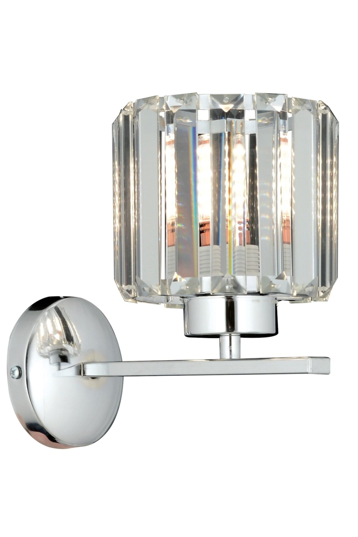 Aralık Aplik E27 12W 20x27cm Metal Krom Dorbien-AP-65244-1K