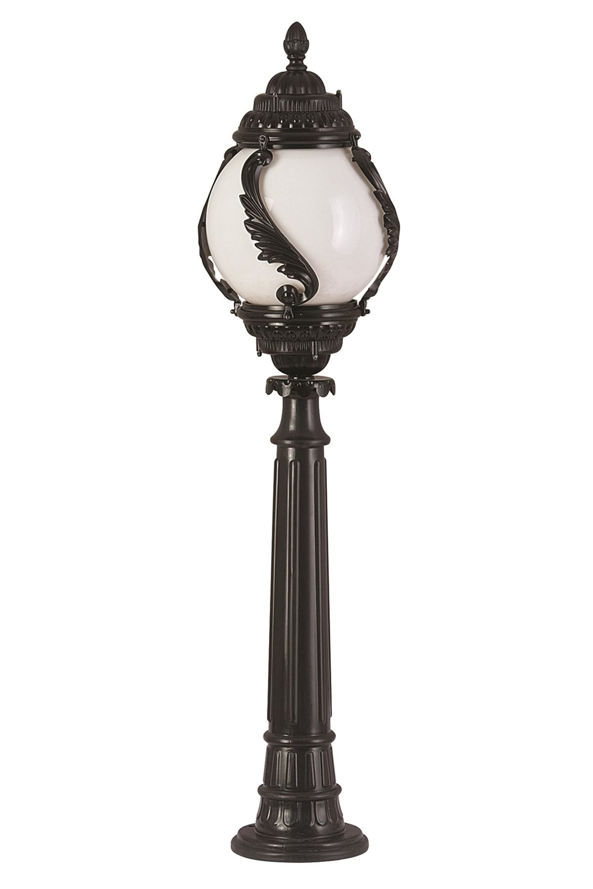 Bahçe Set Üstü Aydınlatma E27 12W 30cm ABS Siyah Dorbien-BSU-68182-BSY-M2-B