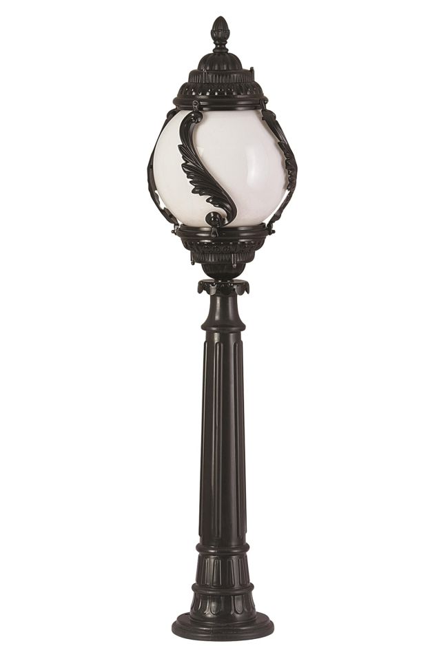 Bahçe Set Üstü Aydınlatma E27 12W 30cm ABS Siyah Dorbien-BSU-68182-BSY-M2-B