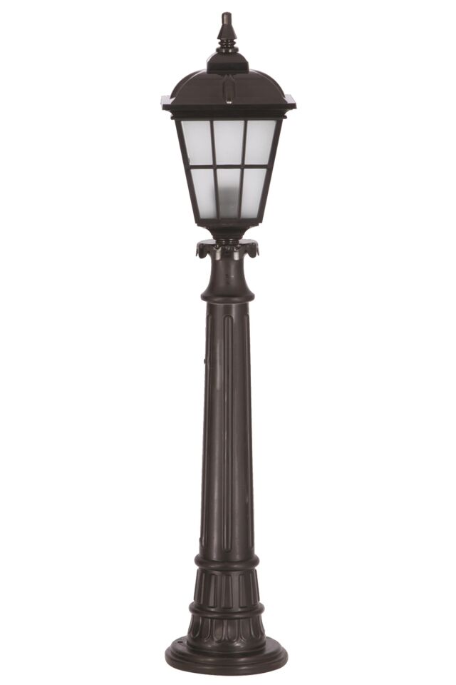 Bahçe Set Üstü Aydınlatma E27 12W 20cm ABS Siyah Dorbien-BSU-68183-BSY-B