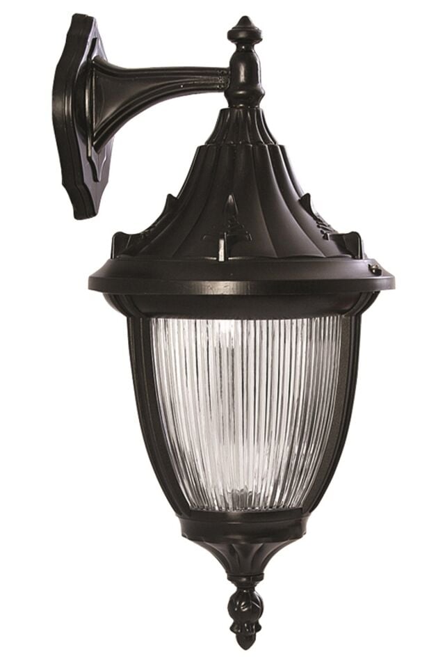 Bahçe Aplik E27 12W 35x35cm ABS Siyah Dorbien-BAP-68186-BSY-M2