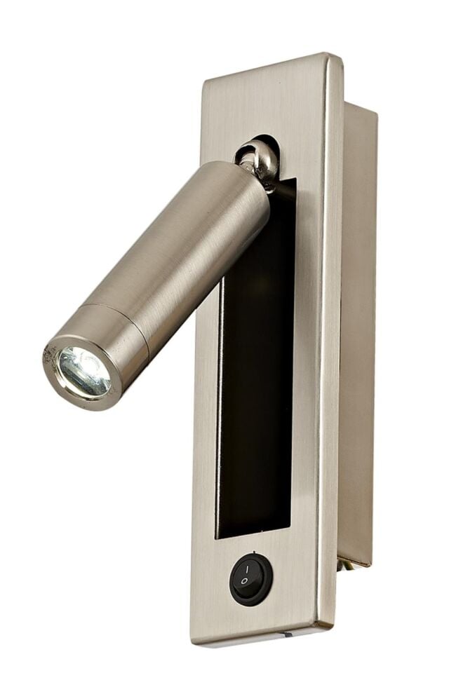 Tetik Aplik LED 1W 5x2,5cm Metal Nikel Avonni-AP-65254-N-LED