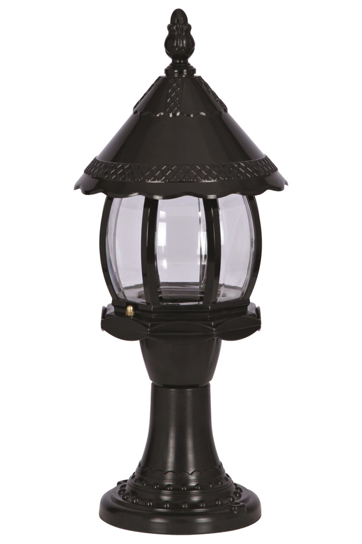 Bahçe Set Üstü Aydınlatma E27 12W 20cm ABS Siyah Dorbien-BSU-68184-BSY-K