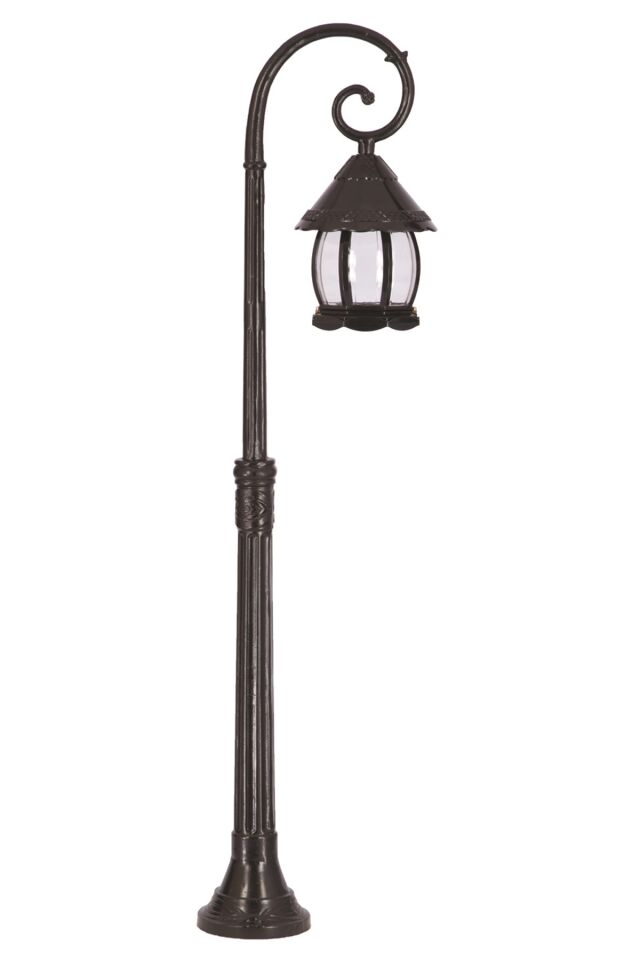 Bahçe Set Üstü Aydınlatma E27 12W 30x20cm Alüminyum Siyah Dorbien-BSU-68184-BSY-M1-B