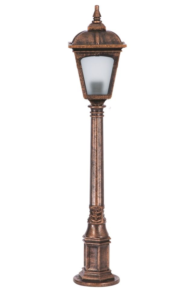 Bahçe Set Üstü Aydınlatma E27 12W 20cm ABS Kahverengi Dorbien-BSU-68185-BKR-M2-B