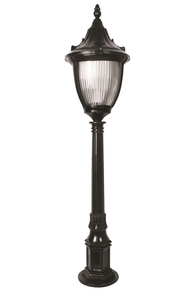 Bahçe Set Üstü Aydınlatma E27 12W 30cm ABS Siyah Dorbien-BSU-68186-BSY-M1-B
