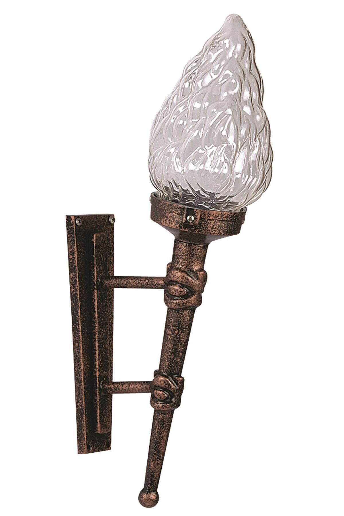 Bahçe Aplik E27 12W 30x15cm Alüminyum Kahverengi Dorbien-BAP-68191-BKR