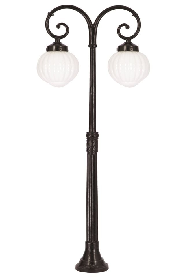 Bahçe Set Üstü Aydınlatma E27 24W 65cm Alüminyum Siyah Dorbien-BSU-68187-2BSY-OP