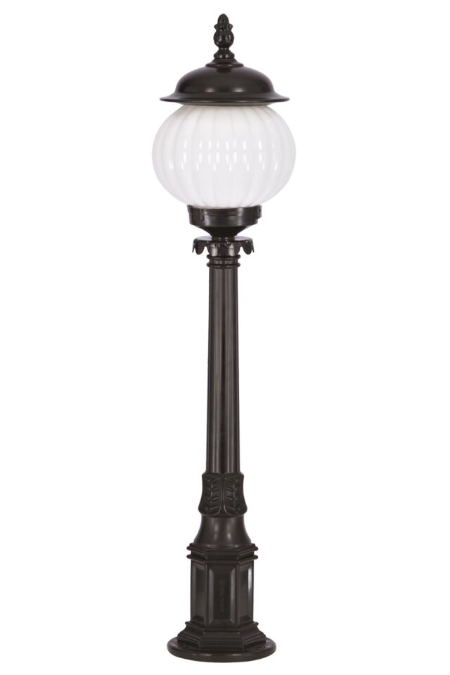 Bahçe Set Üstü Aydınlatma E27 12W 23cm ABS Siyah Dorbien-BSU-68187-BSY-M3-BOP